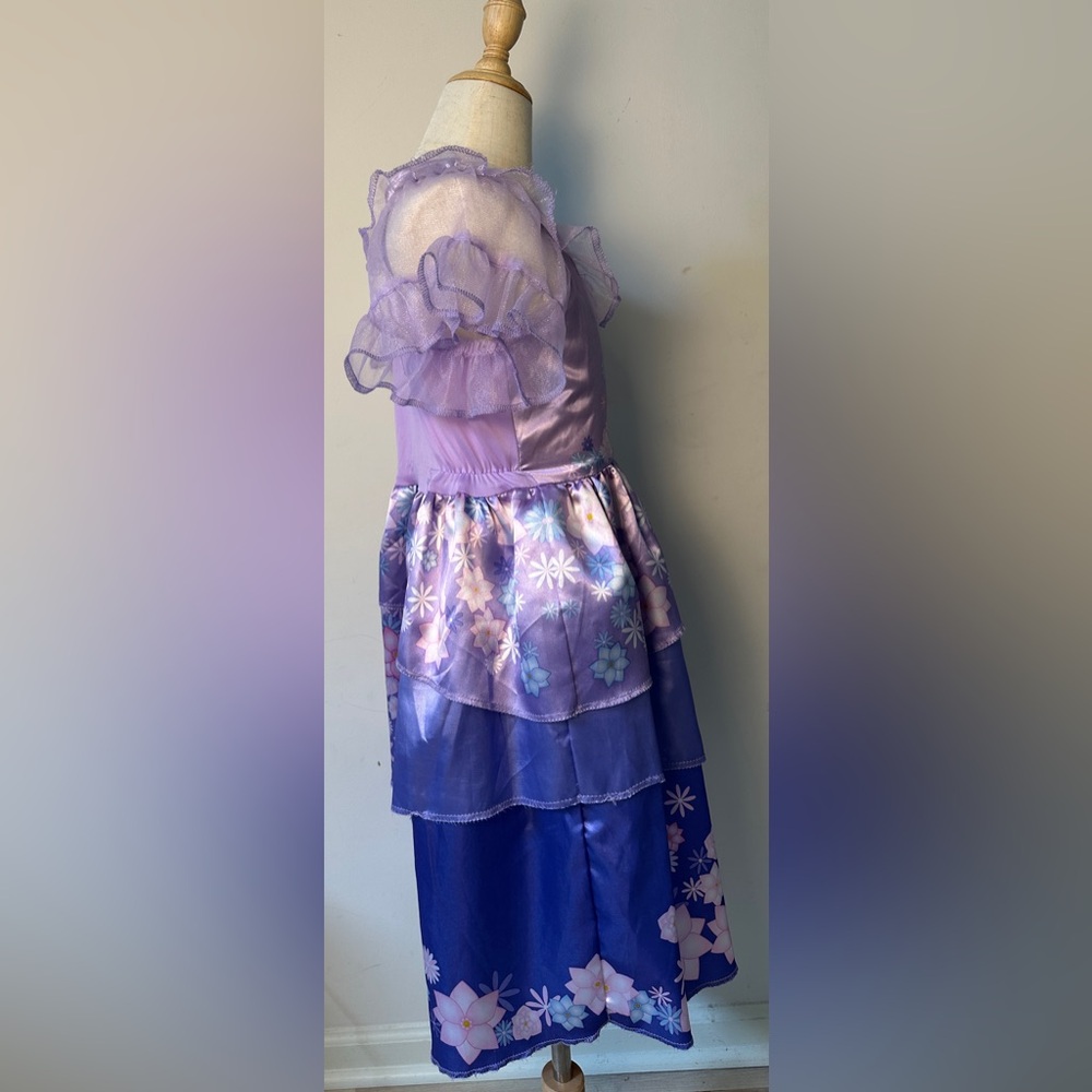 Isabela Madrigal Disneys Encanto Purple Floral Costume - Picture 4 of 5